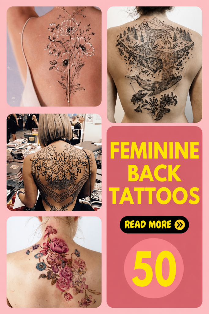 50+ Stunning Feminine Back Tattoos That Turn Heads