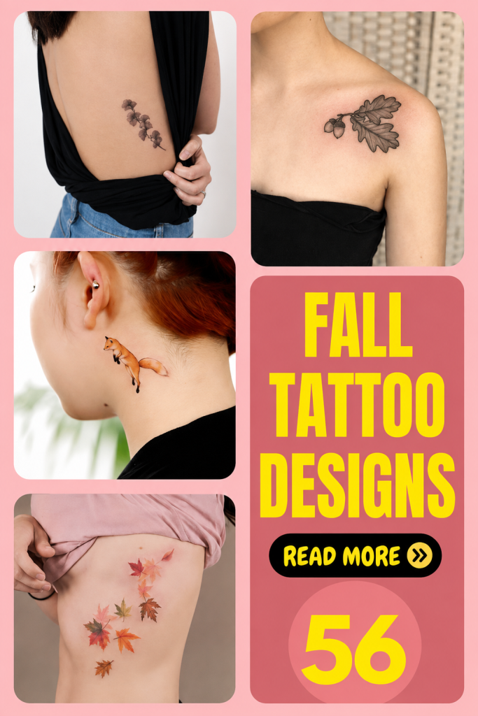 50+ Autumn Tattoo Ideas to Fall For