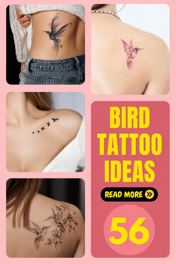 50+ Aesthetic Bird Tattoos With Meaning