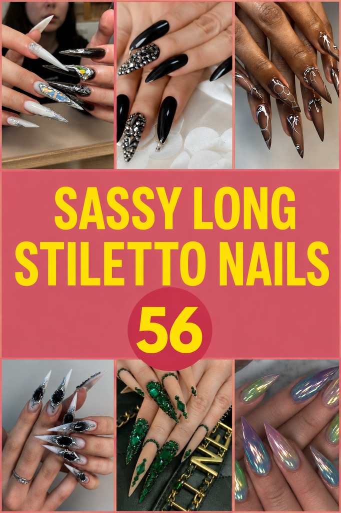 50+ Long Stiletto Nails That Can Channel Your Sassy Side