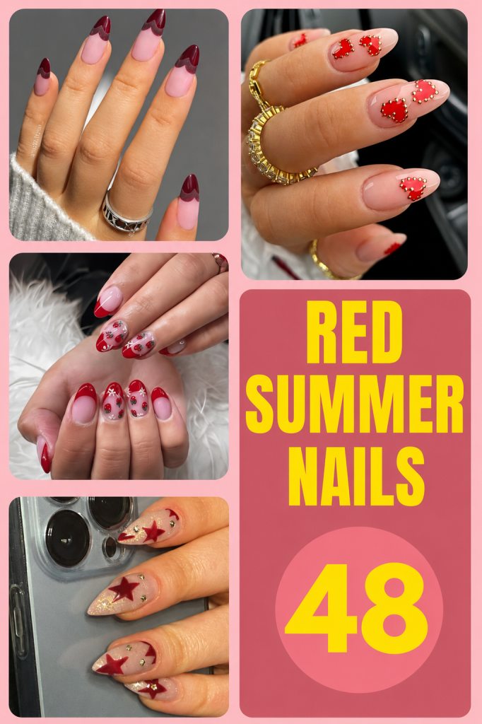 Red Summer Nails Will Turn You Into A Hot Bombshell This Season