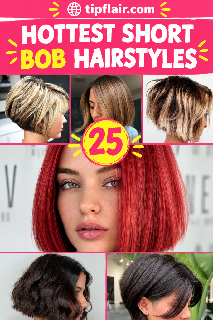 25 Hottest Short Bob Hairstyles Ladies Need To Get This Season