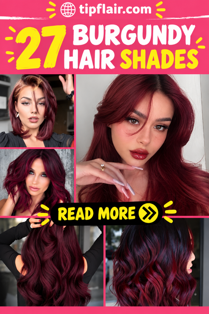 25 Shades Of Burgundy Hair To Make You A Runway Model