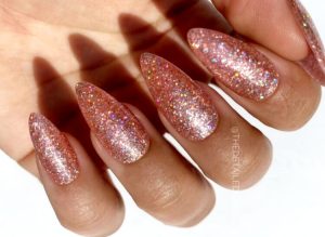 50 Gorgeous Nail Designs With Glitter To Glam You Up Instantly