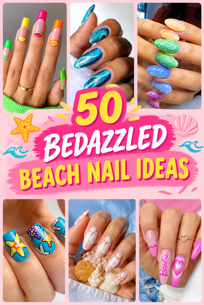50 Extravagant Beach Nail Ideas To Rock This Summer Vacation