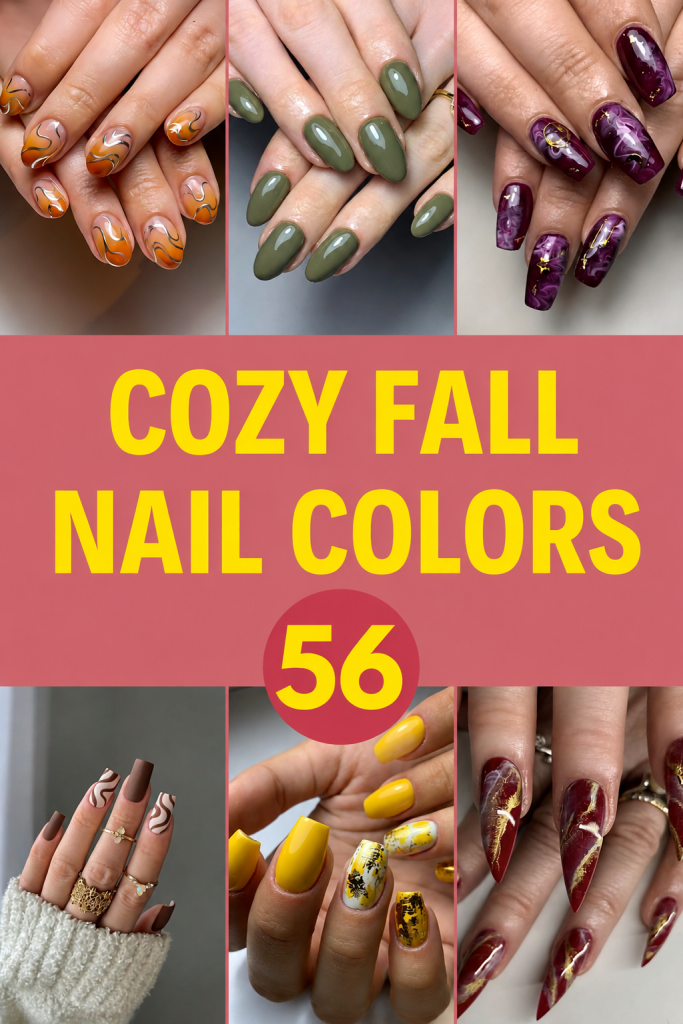 50+ Eye-Catching Manicures With Fall Nail Colors