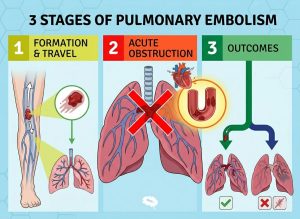 3 Dangerous Stages of Pulmonary Embolism to Watch
