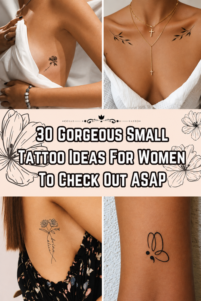 30 Cute Small Tattoo Ideas For Women To Check Out