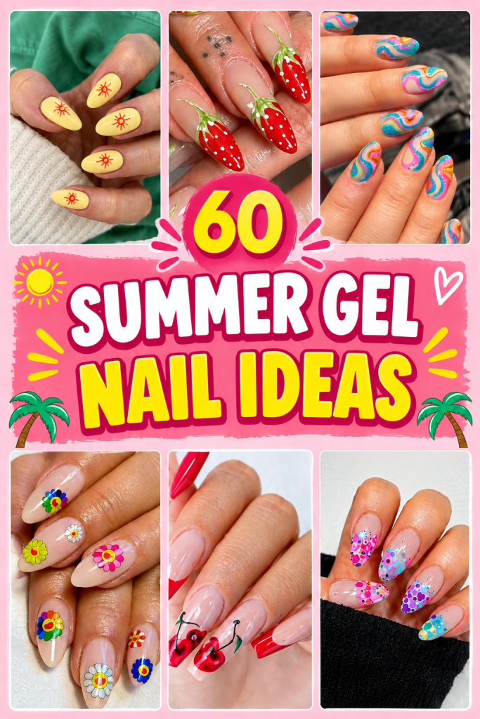 60 Cool Summer Gel Nail Ideas To Beat The Heat