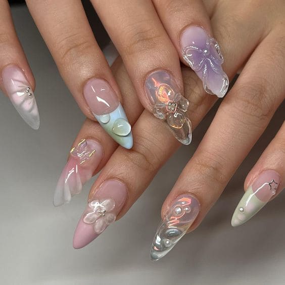 3D Flower Nails