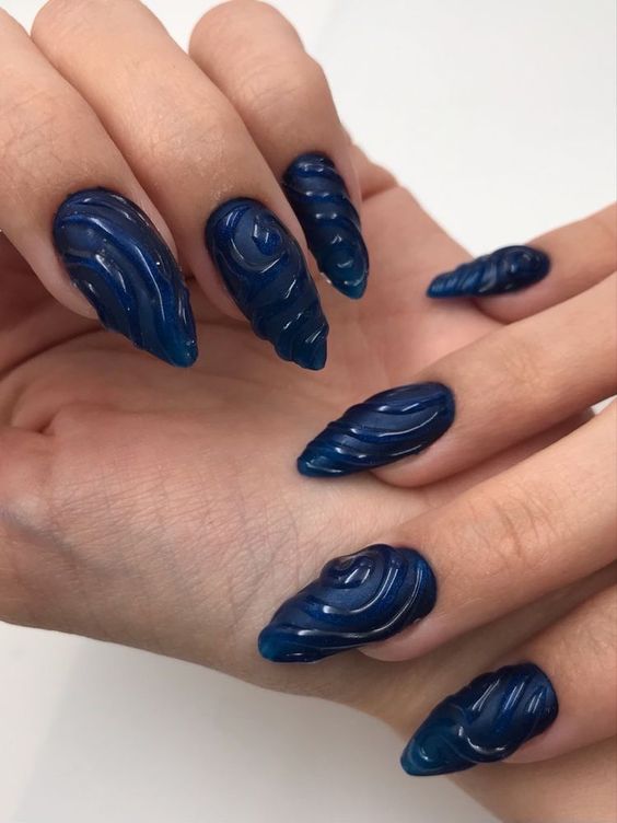 3D Matte Nail Designs