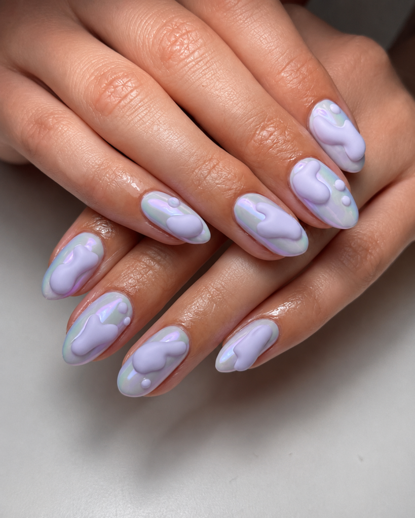 3D Matte Nail Designs