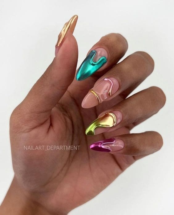 3D Swirl Manicure