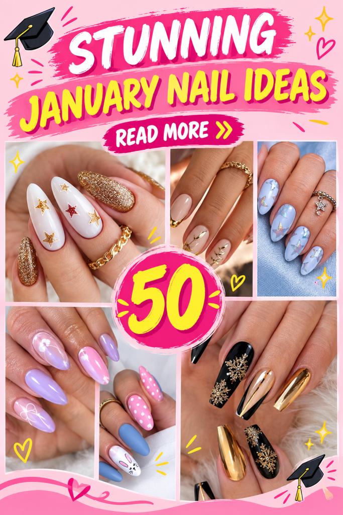 50 Stunning January Nail Ideas Perfect To Start Your New Year