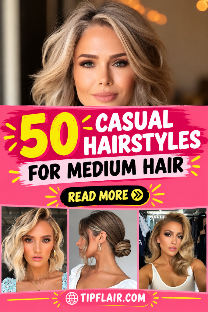 50 Stunning Casual Hairstyles Ladies With Medium Hair Must Try