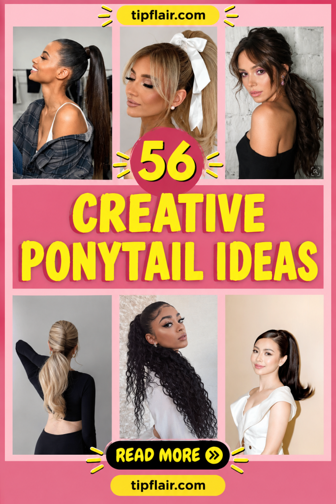 50+Ponytail Ideas From Neat To Chic Beauty