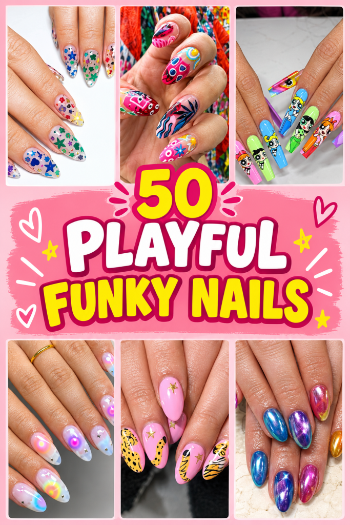 49+ Funky Nails Here Will Have You Booked An Appointment Right Now