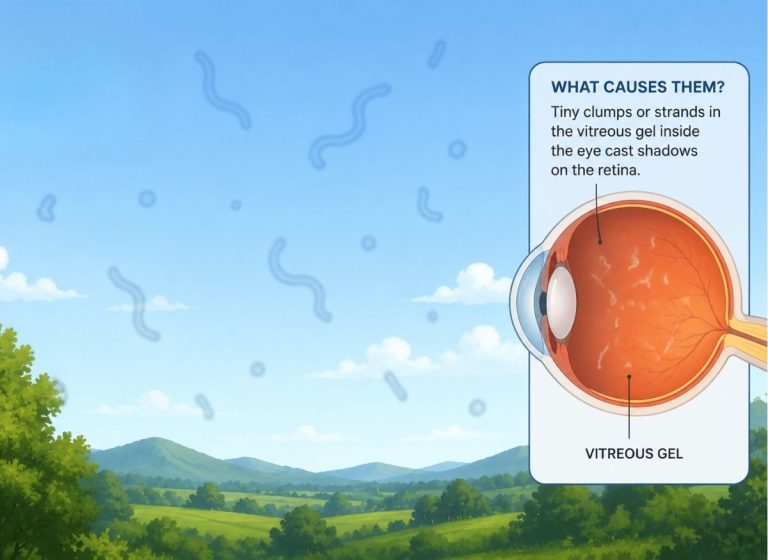 6 Reasons You Might See Eye Floaters and What They Mean