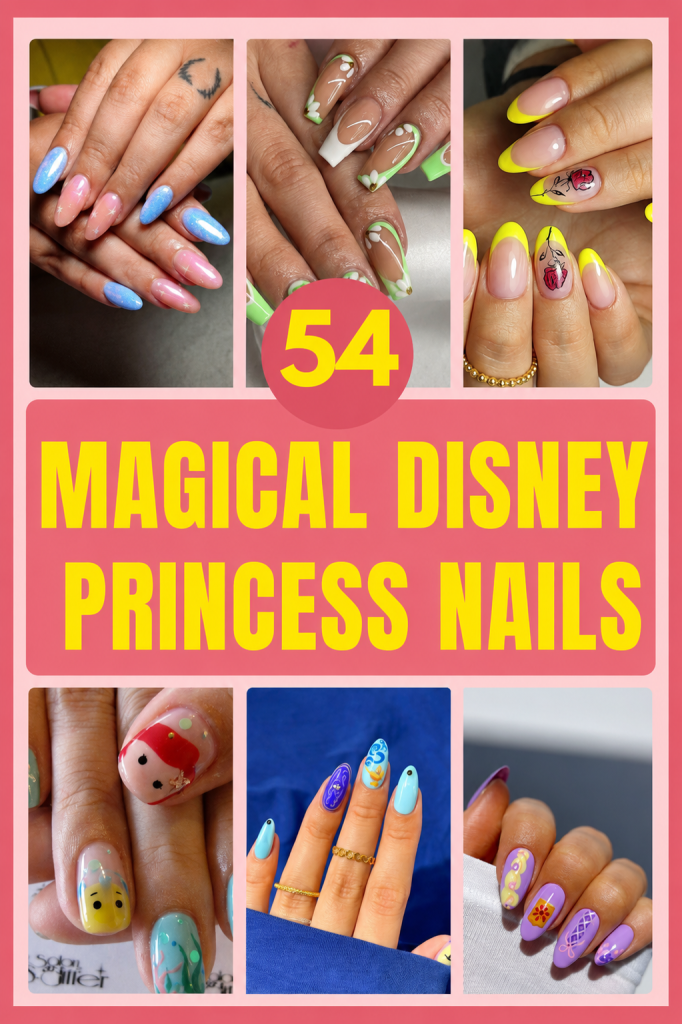 50+ Disney Princess Nails To Bibbidi Bobbidi Boo Your Look