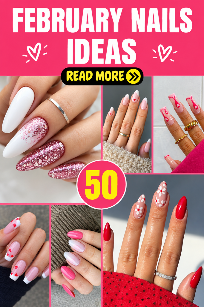 50 Stunning February Nail Ideas To Copy On Your Next Makeover