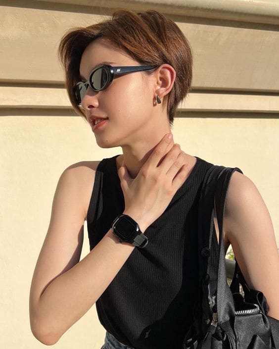 90s Layered Pixie Cut