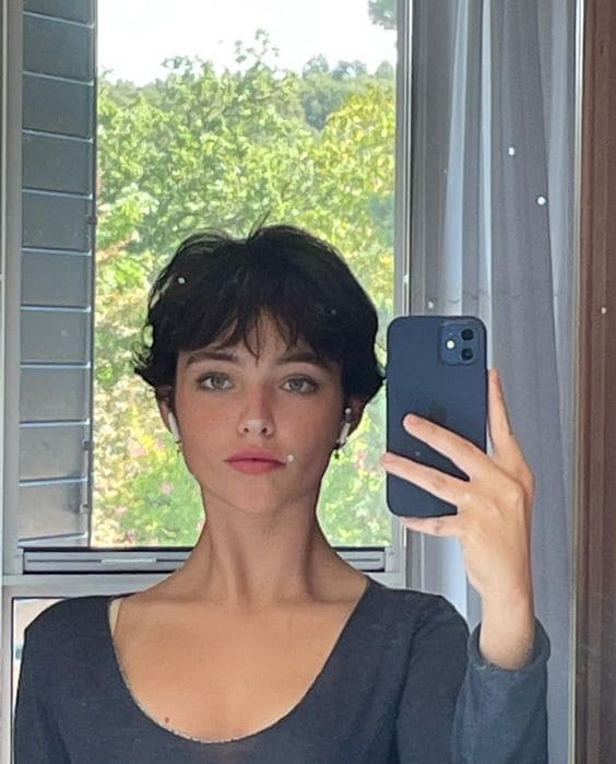 90s Layered Pixie Cut