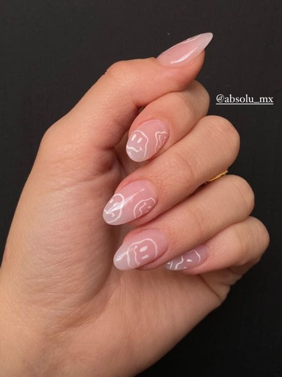  Abstract Designs on Clear Base