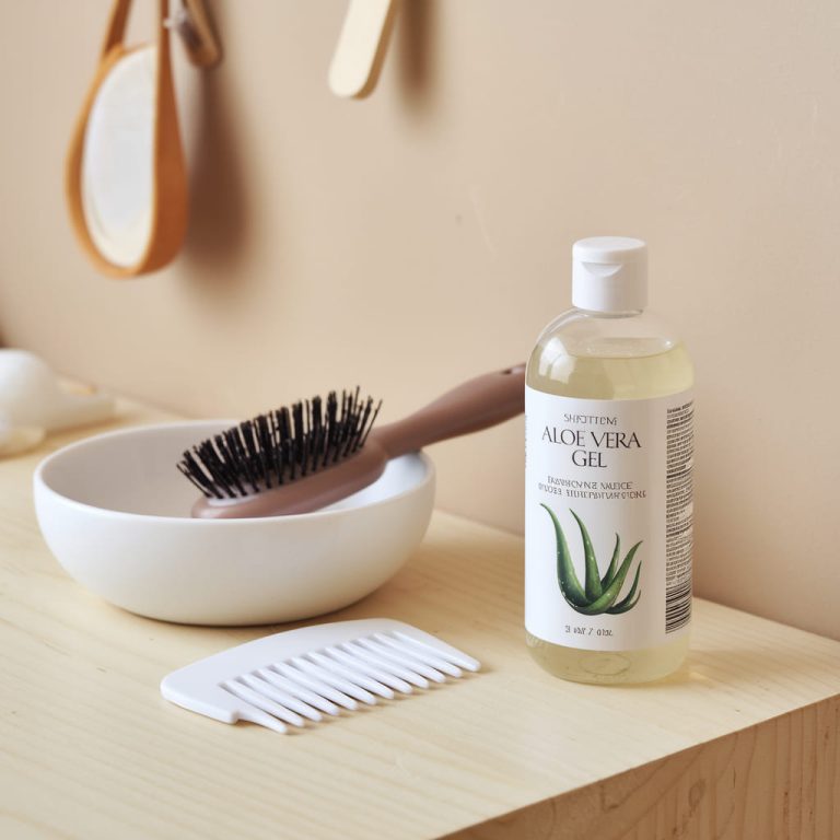 Aloe Vera Gel Scalp Massage