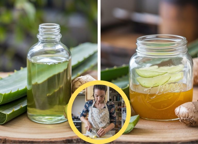 Slow Down Aging Signs with Aloe Vera and Ginger for Natural Collagen Boost