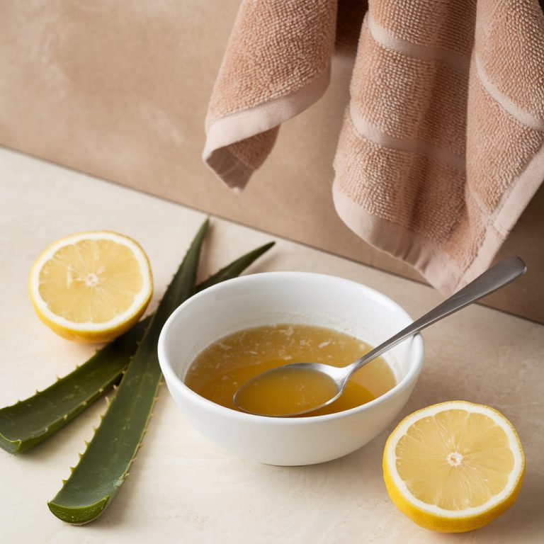 Aloe Vera and Lemon Juice for Hair Growth