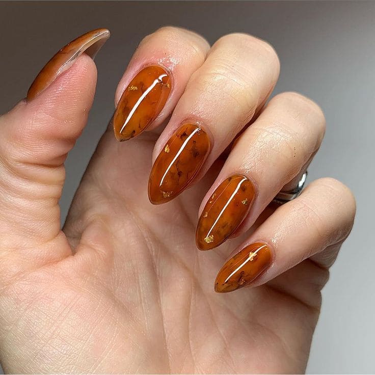 Amber Nail Art