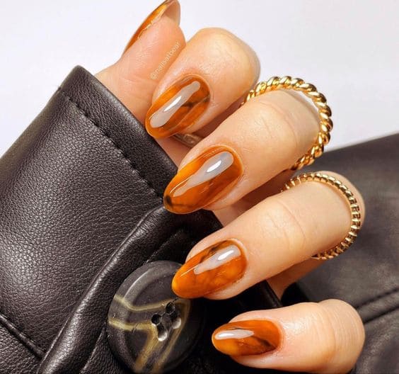 Amber Nail Art