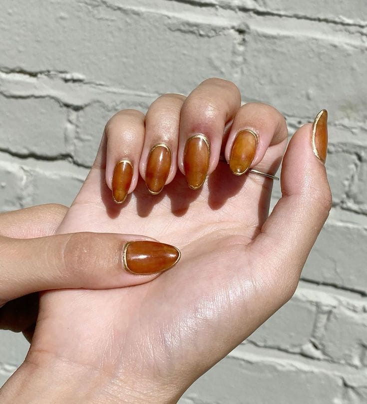 Amber Nail Art