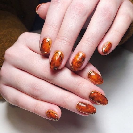 Amber Nail Art