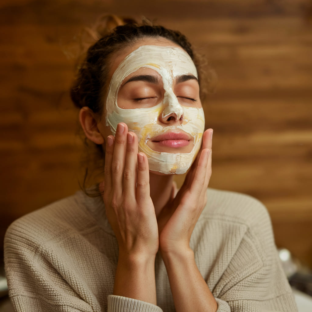 Anti-Aging Olive Oil Lemon and Honey Face Mask