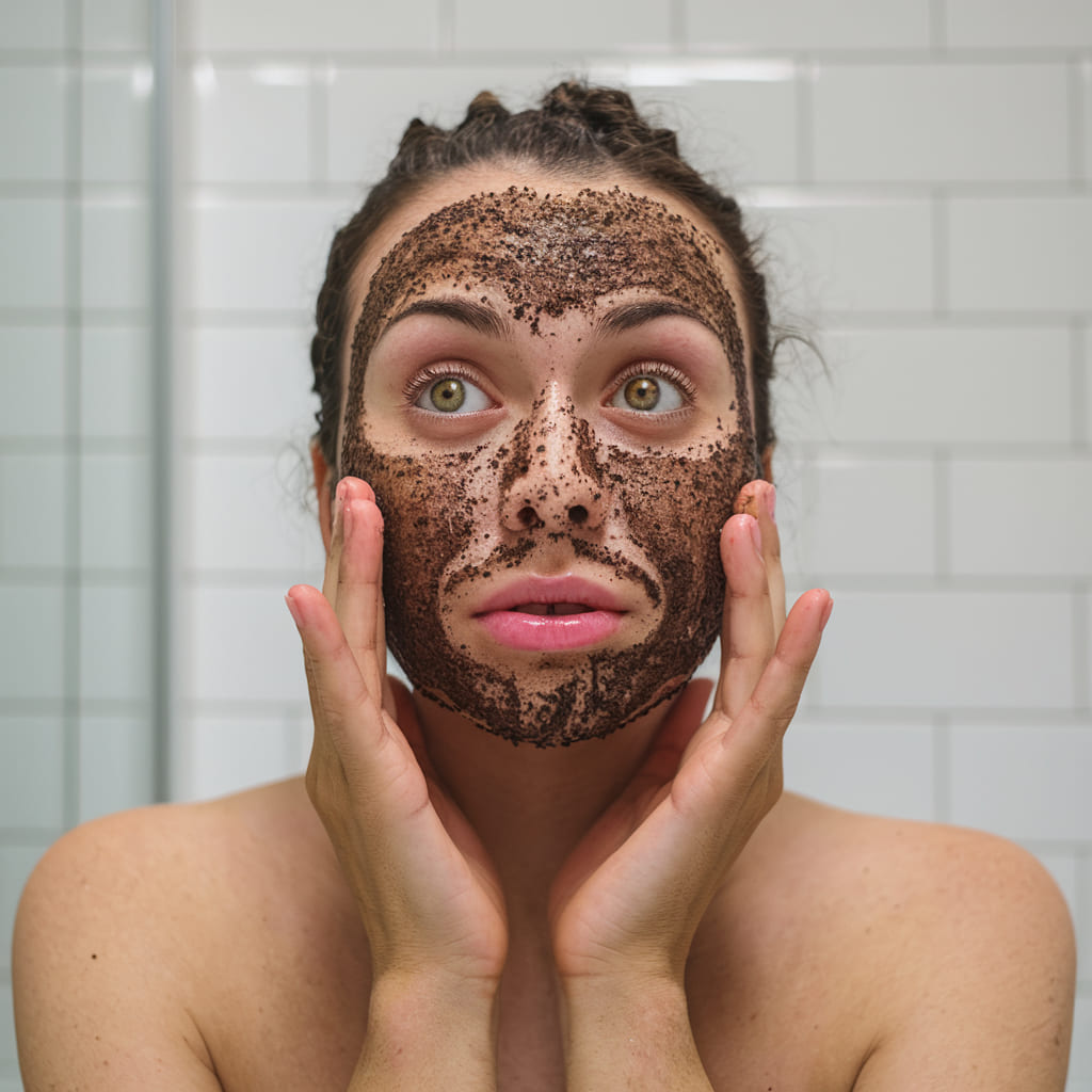 Anti-Aging Scrub Using Flaxseed