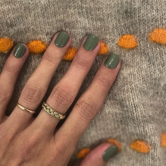 Army Green Nail Designs