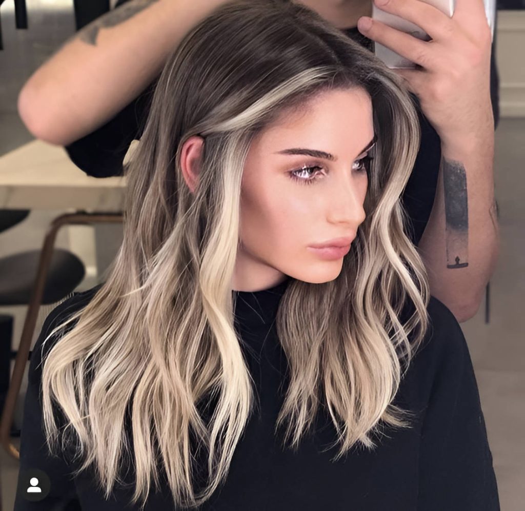 Ash Brown Hair With Blonde Highlights