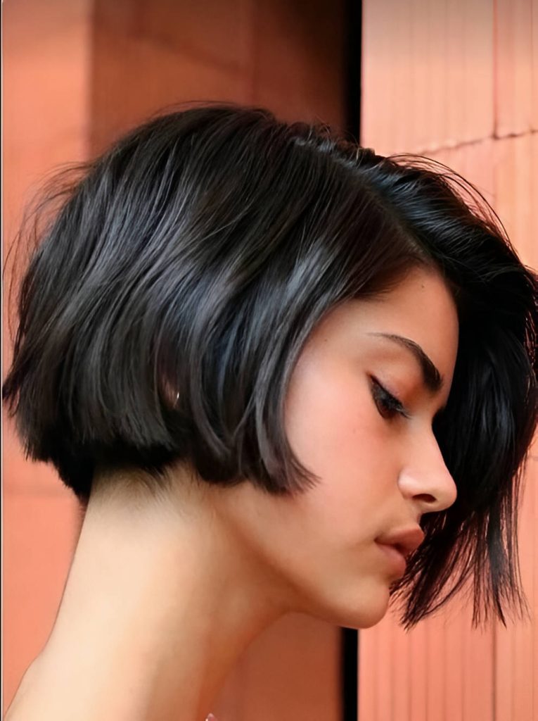 Asymmetrical Long Pixie Cut