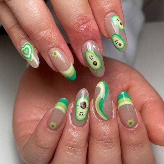 Avocado Nails