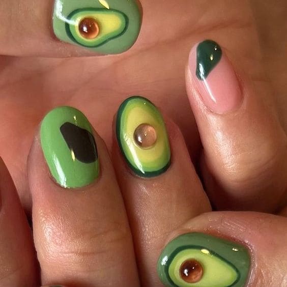 Avocado Nails