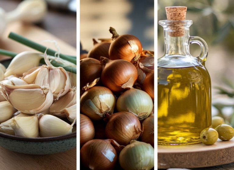 The Ultimate Natural Trio of Onion Garlic and Olive Oil for Hair Growth and Vitality