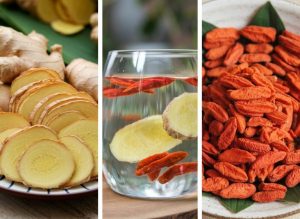 Ginger-Infused Wolfberry Water for a Refreshing Natural Glow