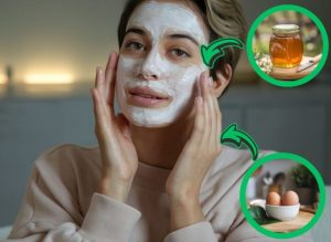 DIY Egg White & Honey Mask for Firm, Glowing-Looking Skin