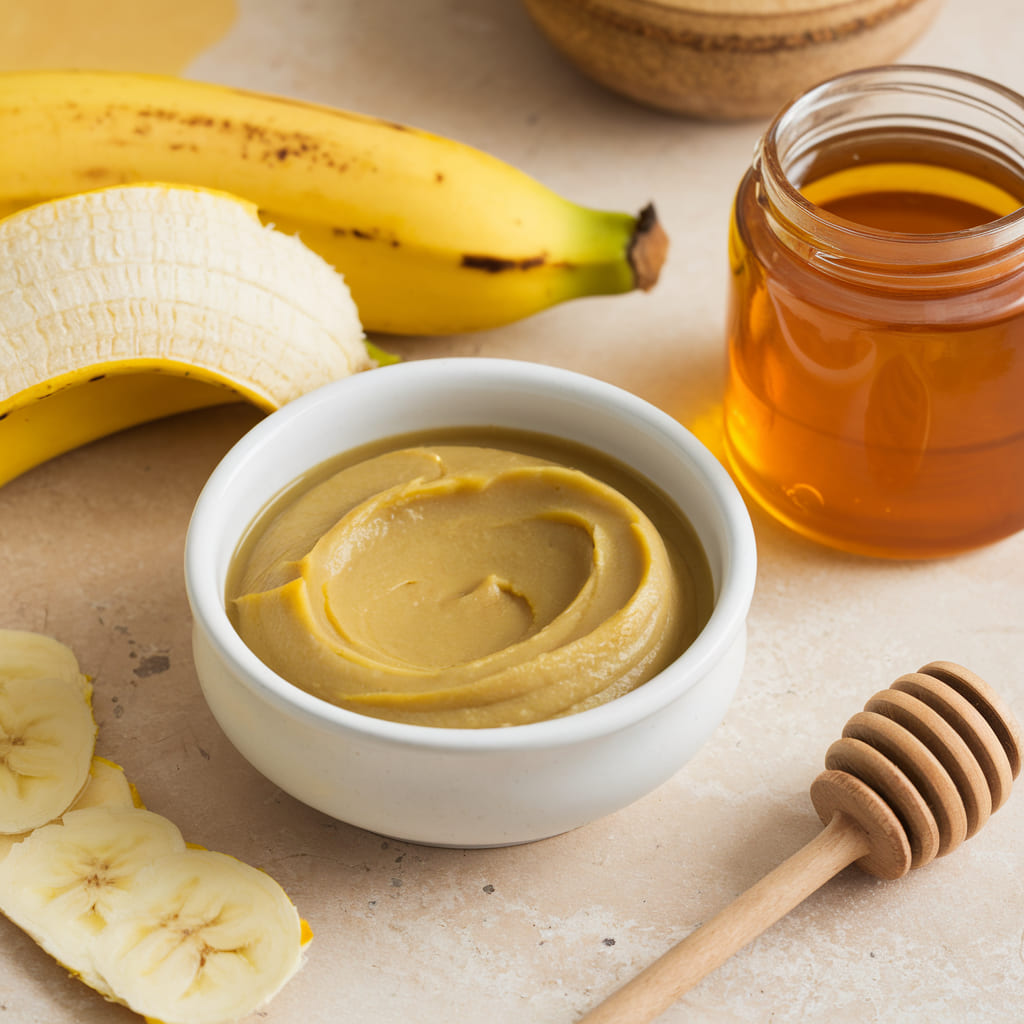 Banana Peel and Honey Anti-Wrinkle Mask