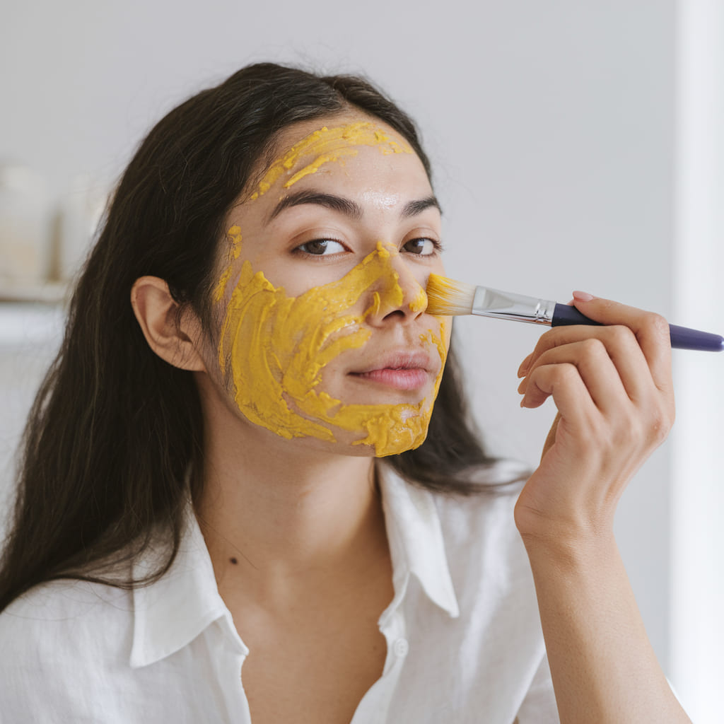 Banana Peel and Turmeric Acne Treatment