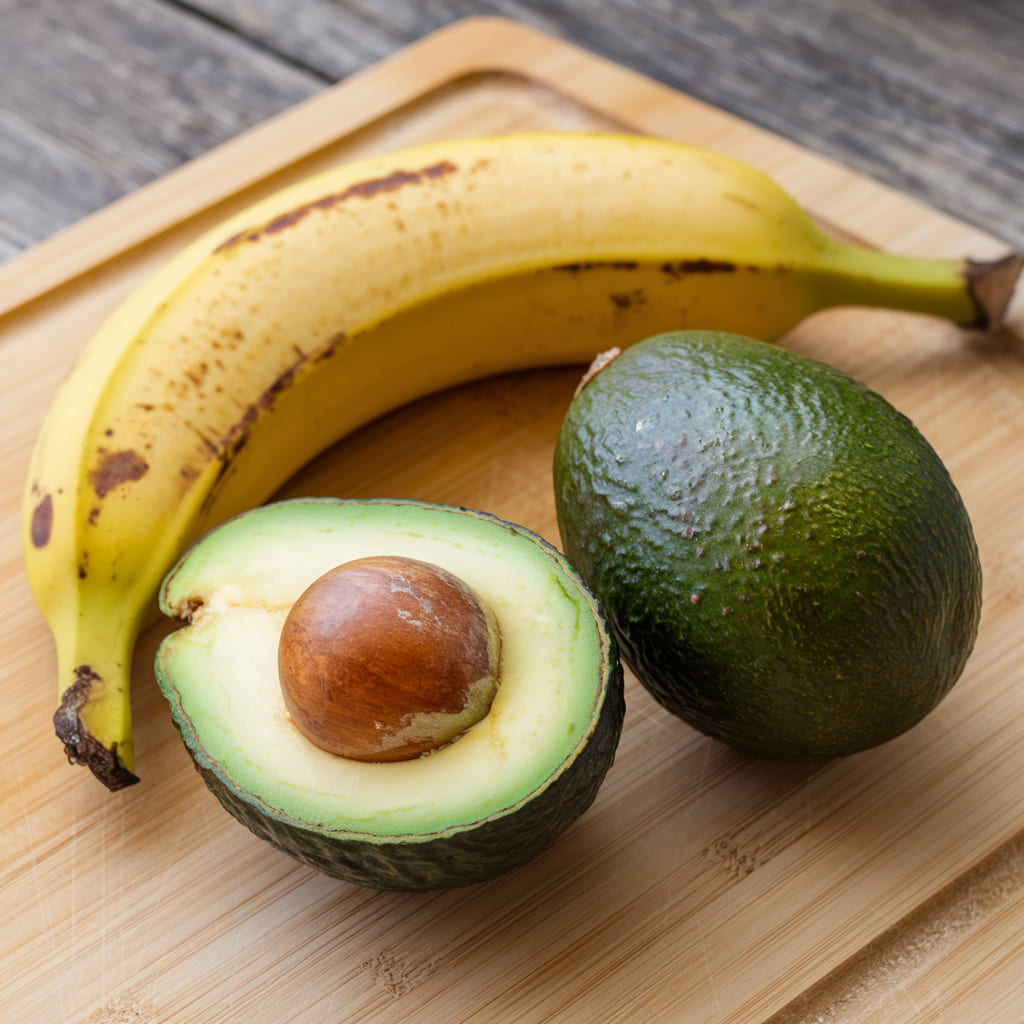 Banana and Avocado