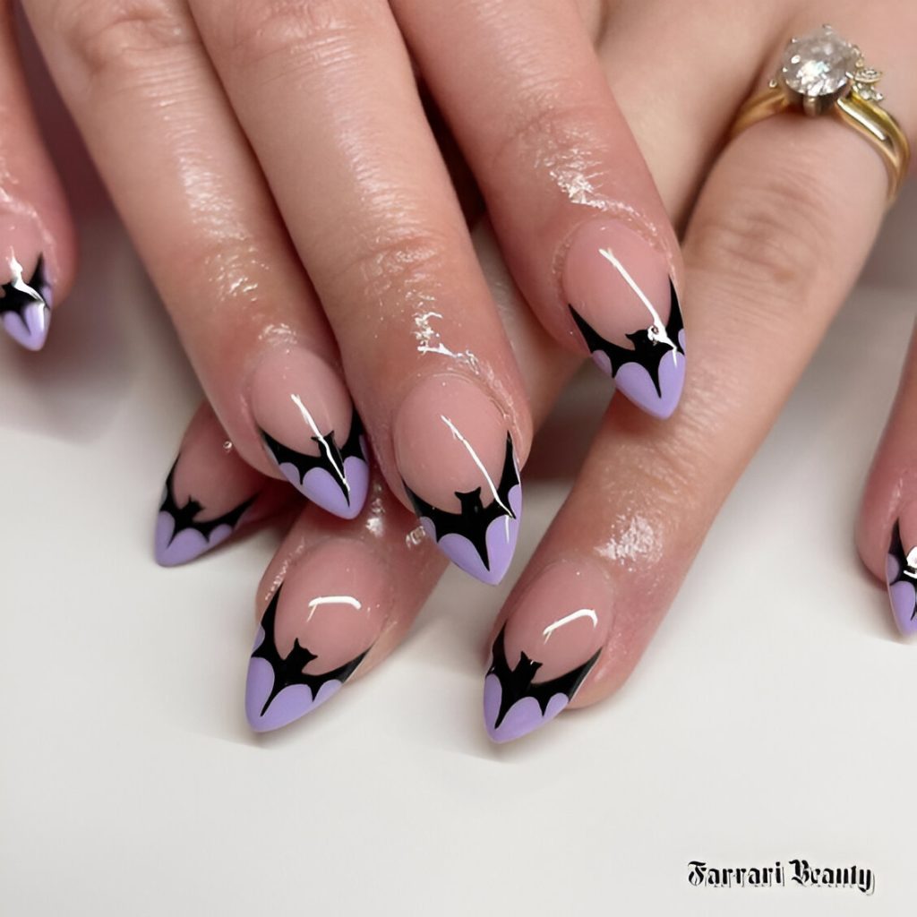 Bat French Tips