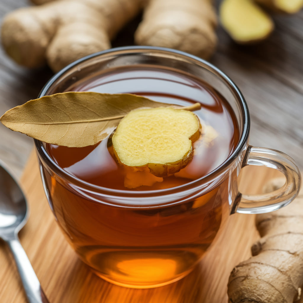 Bay Leaf and Ginger Detox Tea