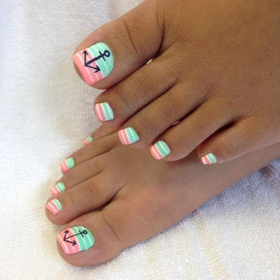 Beachy Pedicure